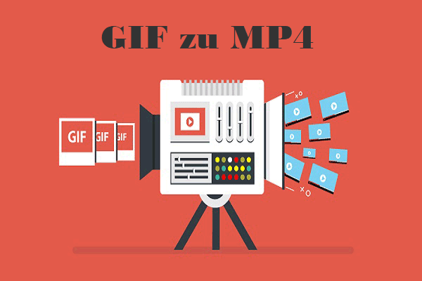 GIF zu MP4 – GIF-Animationen in MP4-Videos umwandeln