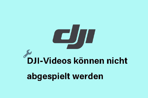 3 Lösungen für DJI-Videos lassen sich nicht abspielen