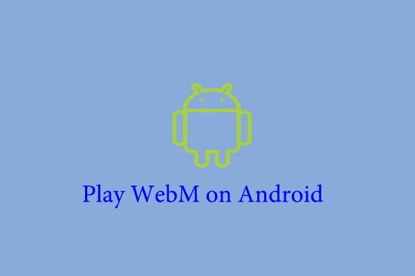 How to Play WebM Files on Your Android Device? Transform It!