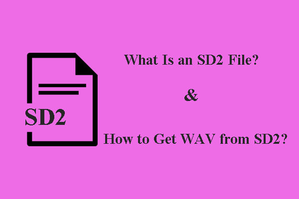 What Is an SD2 File and How to Convert it to WAV – Solved