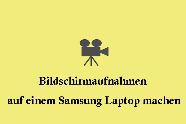 5 Methoden: Bildschirm auf einem Samsung Laptop aufnehmen