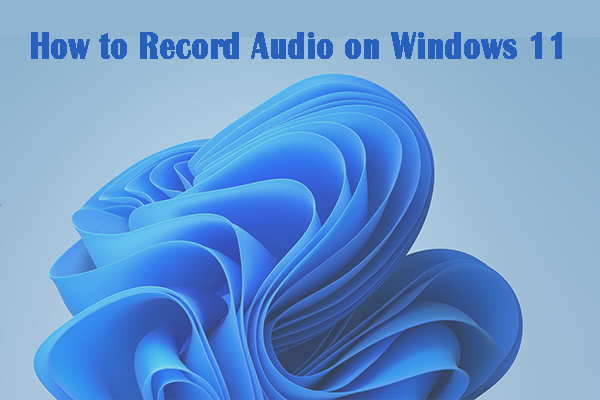 Expert Guide on How to Record Audio on Windows 11 [Detailed Steps]